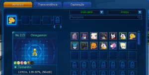conta early-mid game ladmo omega, OMEGAMON X B e outros - Digimon Masters Online