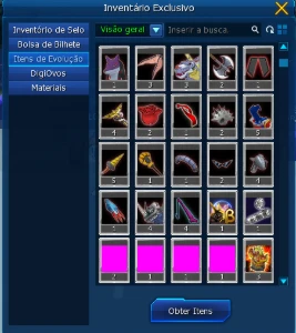 conta early-mid game ladmo omega, OMEGAMON X B e outros - Digimon Masters Online