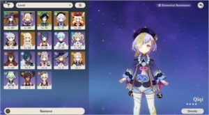 AR 49 MONA + QIQI c1 + VENTI + KLEE + ALBEDO - Genshin Impact