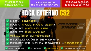Hack Cs2 Externo Indetectável | Atualizado Semanalmente! - Counter Strike