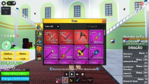 Conta de Blox fruits end game, MUITO boa!! - Roblox