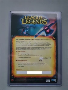 Cartão League Of Legends Pax Sivir Para Colecionadores - Produtos Físicos