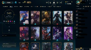 Full Acesso | Com Rp | Seazon 2015 | 141 Skins | 123 Campeos - League of Legends LOL