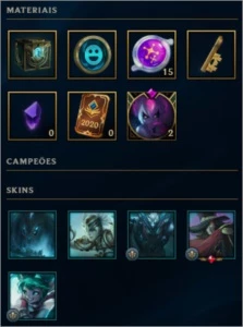 Conta Platina 2 / nível 52 / 5210 EA / 12 skins / 705 EL - League of Legends LOL