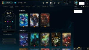 Conta De Lol Com 542 Skins - League of Legends