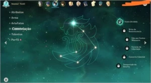 Conta genshin Impact Venti+Zhongli( venti constelação 1)