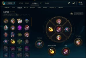 CONTA LOL OURO 2 MMR ALTO 27 SKINS - League of Legends