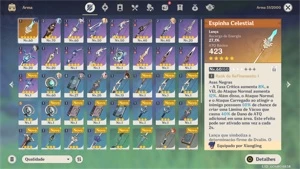 Eula + Xiao+Espinha Celestial AR 41 - Genshin Impact
