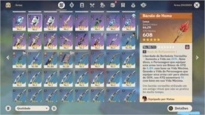 AR 55, venti,  hutao, eula, diluc, zhongli, qiqi, keqing - Genshin Impact