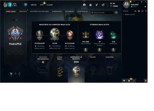 Conta League of Legends Challenger 2021 LOL