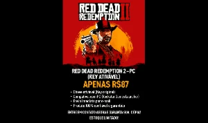 Red Dead Redemption 2 - PC (Key Ativável) Apenas R$87!!!!