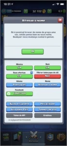 Conta nível 12 com troca de nome - Clash Royale