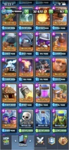 Conta nível 12 com troca de nome - Clash Royale