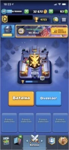 Conta nível 12 com troca de nome - Clash Royale