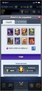 Conta nível 12 com troca de nome - Clash Royale