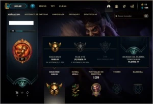 Conta ouro 3 com 17 skins e 68 champs ( MAIN ADC ) - League of Legends LOL