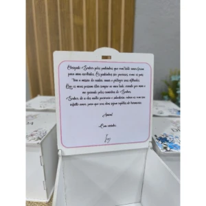 Kit 1 Caneca e Caixa MDF 12 cm Personalizadas - Artesanato e Personalizados