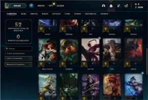 Conta ouro 2 com 32 Champs e 3 Skins - League of Legends LOL