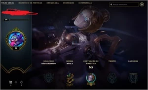 Conta Unranked Lv 34 - League of Legends LOL