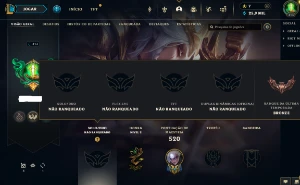 Unranked com TODOS os champs e 208 Skins ( MID / ADC / SUP ) - League of Legends LOL