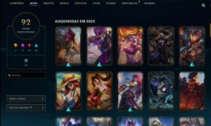 Conta League of Legends c/ 100 skins+ (emerald) LOL