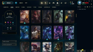 Conta League of legends - 118 skins raras LOL
