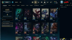 Conta League of legends - 118 skins raras LOL