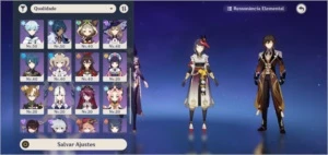 Conta ar 53 Zhong+ raiden+ Xiao+ Kokomi+Diluc+mona+cortadora - Genshin Impact