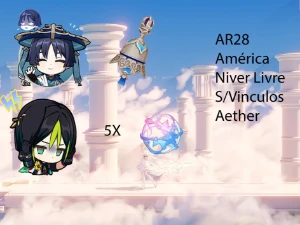 AR28 - Scaramouche + TulayTulah + Tighnari + 5 tiros - Genshin Impact