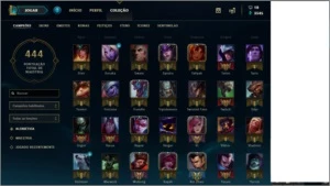 Vendo conta gold IV com 46 skins e 118 champs - League of Legends LOL