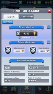 Clash Royale nvl12 4500tf cartas bem upadas