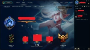 Conta League Of Legends- 77 Skins+ 105 champs LOL