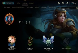 CONTA LEAGUE OF LEGENDS DIAMANTE BARATA ! LOL