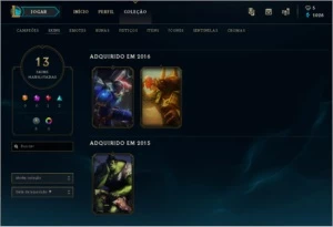 CONTA LEAGUE OF LEGENDS DIAMANTE BARATA ! LOL