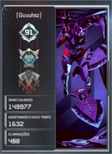 VENDO CONTA COM HERANÇA DA WRAITH - Apex Legends