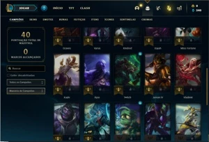 Conta Platina 3 com 32 Champs e 2 Skins - League of Legends LOL