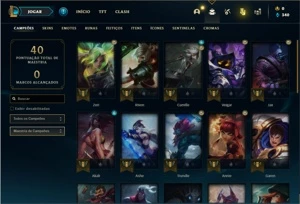 Conta Platina 3 com 32 Champs e 2 Skins - League of Legends LOL