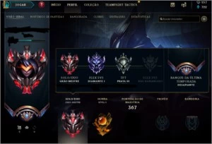 Conta ex challenger (grão mestre atual) - League of Legends LOL