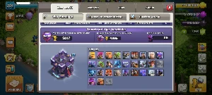 Conta Cv15 Lendária - Muitas Skins / 1295 Gemas / Único Dono - Clash of Clans