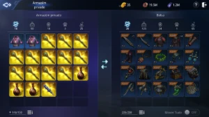 2 contas MIR4, Guerreiro, 73 LVL, 105K, Lanceiro,LVL 71,104k