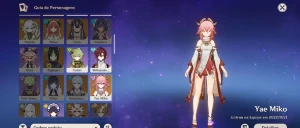 Ar 27 Yae Miko C1, Scaramouche (Wanderer), Raiden E Mais - Genshin Impact