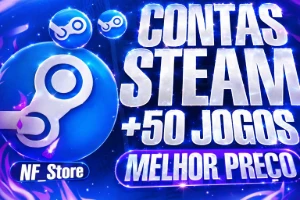 Contas Steam - 50 Jogos+ (Sem Limites!)