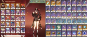 ⭐AR 50 Hutao, Ayaka, Itto, Keqing, Diluc e Alloy + Armas 5⭐ - Genshin Impact