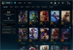 Conta Unranked com 28 champs e 4 skins - League of Legends LOL