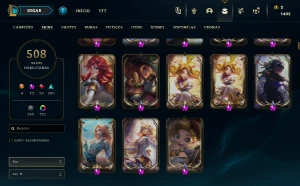 Conta Lol lv 535 com 508 Skins ! - League of Legends