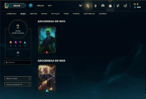 Conta bronze 2 com 25 Champs e 2 Skins - League of Legends LOL