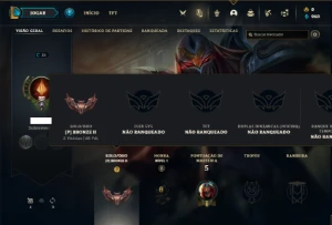 Conta bronze 2 com 25 Champs e 2 Skins - League of Legends LOL