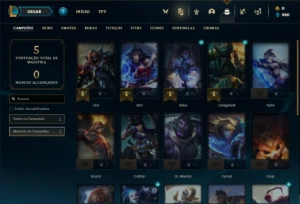 Conta bronze 2 com 25 Champs e 2 Skins - League of Legends LOL