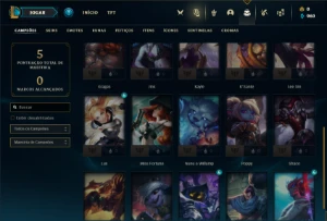 Conta bronze 2 com 25 Champs e 2 Skins - League of Legends LOL