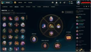 Conta league of legends 358 skin LOL